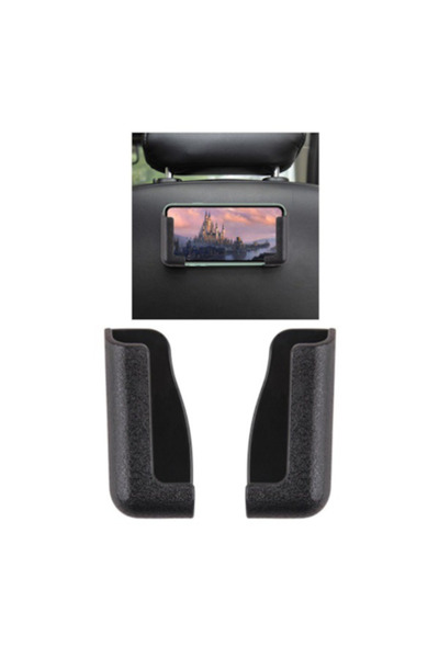 oem home Adhesive Auto Phone Holder, Gigapack, Adhesive, Black