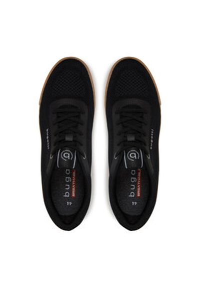 BUGATTI Men's Sneakers black BUGATTI-321-ASS01-6900 1000 SCHWARZ
