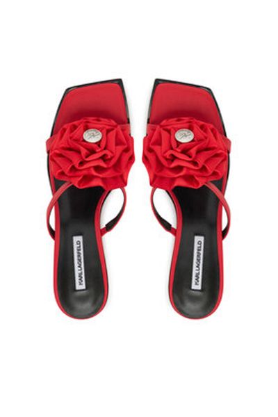 Karl Lagerfeld Women's Flip-flops red KARL LAGERFELD-KL33624 0DD RED LTHR