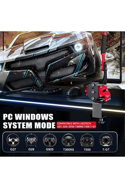 FlashHawk PC USB Handbrake, Racing Games Handbrake for LO GITECH G25 G27 G29 T500 T300 Cable/Reinforced