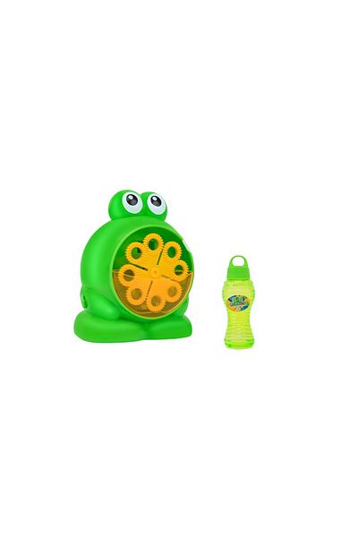 GLOBO Masina baloane sapun pentru copii, Globo, Broscuta Verde, cu recipient 100ml solutie speciala