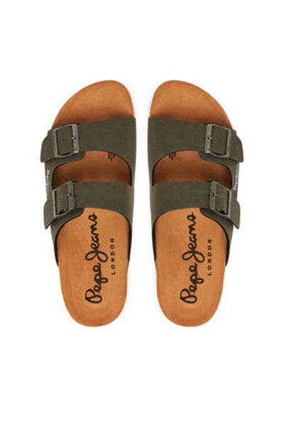 Pepe Jeans Flip-flops bărbătești multicolori PEPE JEANS-PMS90110 765KHAKI VERDE