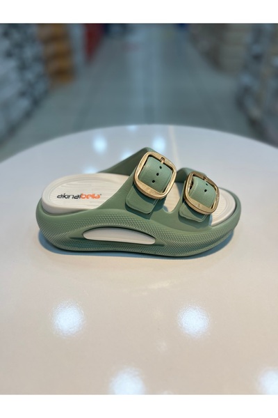 Akınal Bella Γυναικείες παντόφλες με ψηλή σόλα διπλής σόλας