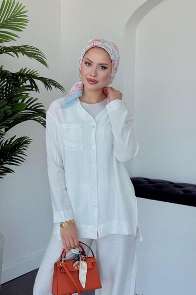 Şulemoda Giyim Vadi Takım Λευκό