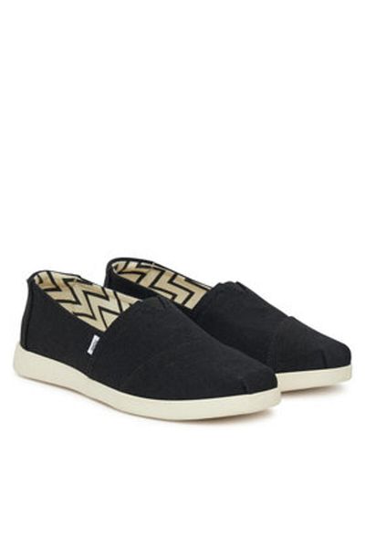 Toms Ghete de damă negre TOMS-10021574 NEGRU/ALB