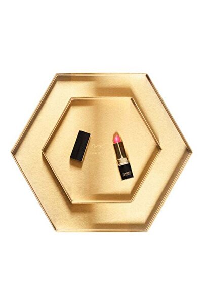 COOYA Hexagonal Tray Gold, 26x15x2.5cm,Polished Finish, Versatile Decor, Easy Clean, Stylish Style