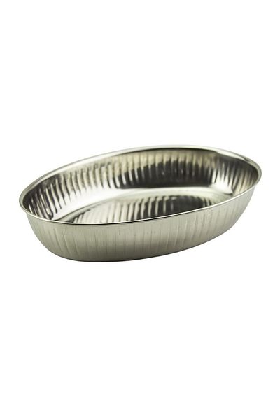 AzHome Oval basket, Stainless steel, 26x5 cm