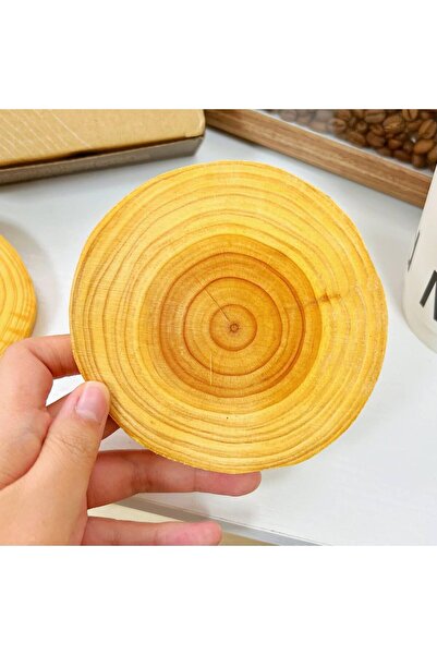 Urban Home شرائح طبيعية، 16 قطعة، 10 سم، قواعد أكواب خشبية متعددة الاستخدامات، للأكواب، والأواني الساخنة، والحرف اليدوية، والمشاريع المنزلية، معالجة وناعمة