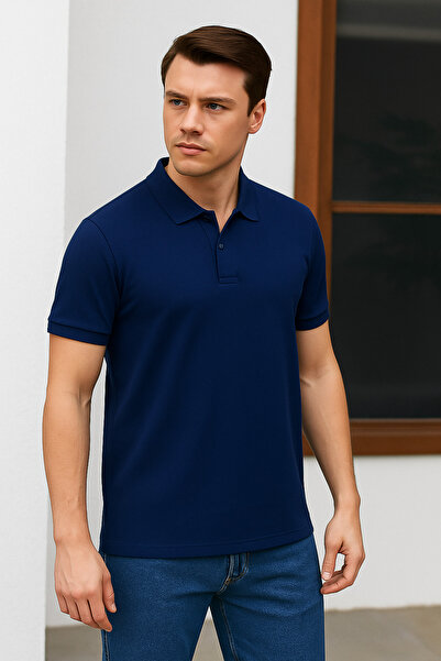 UOMOPARK 2061 TRICOU POLO BĂRBAȚI PREMIUM PİKE REGULAR FİT