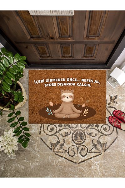 Viadela Keep Stress Outside Door Mat 45X65