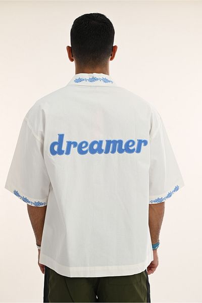 SWAG SA Square-cut shirt with decorative edges