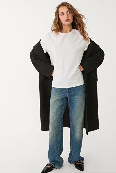 Stradivarius Basic heavy weight boxy fit T-shirt