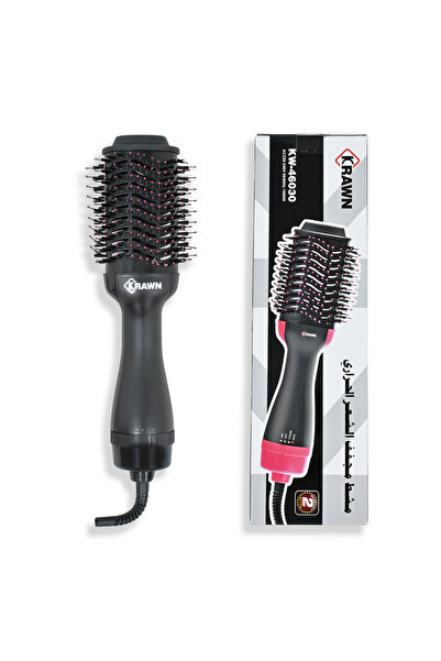 KRAWN مشط مجفف الشعر الحراري موديل Kw-46030 | فرشاة تصفيف وتجفيف 2 في 1 بقوة ...