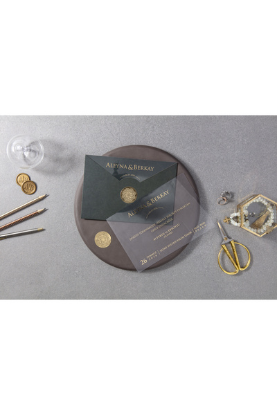 İklim SÖZER DAVETİYE 100 Adet Düğün, Nişan, Nikah Davetiyesi, Baskı Hariçtir.