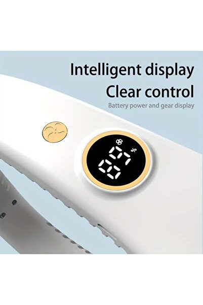 Yuwell YU WELL USB charging Portable Neck Fan, Bladeless Cooling upto 7hrs Working Time, Headphone Design P