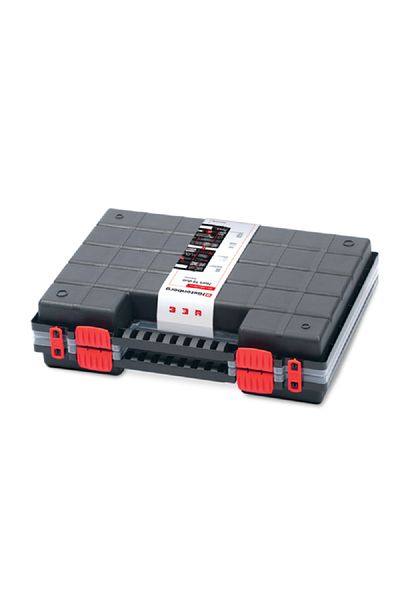 kistenberg Nors Duo 40 Durable Tool Organiser with Removable Separators Black and Red