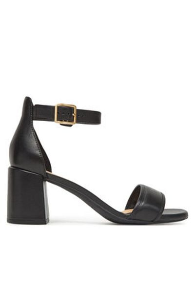 CLARKS Women's Sandals black CLARKS-26181295 BLACK LEATHER