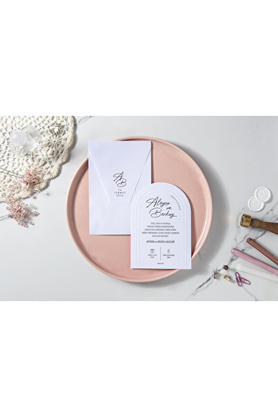 İklim SÖZER DAVETİYE 100 Adet Düğün, Nişan, Nikah Davetiyesi, Baskı Hariçtir.