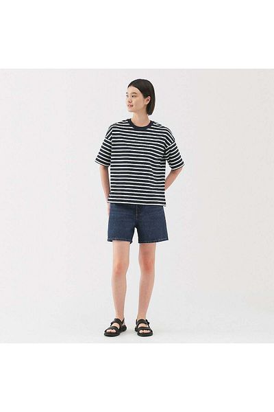 Muji Kapok Blend Denim Short Pants