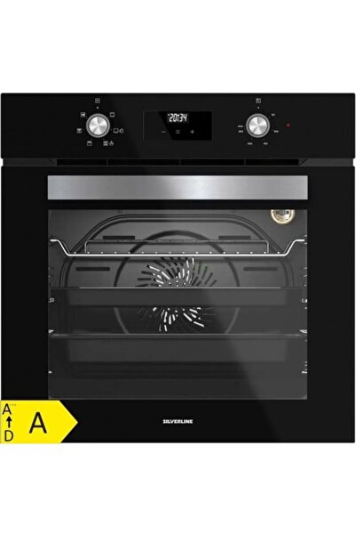 Silverline - Hafele 65 Cm Ocak Siyah Ankastre Set (3481 Flam - Hafele Luce 65cm Ocak - BO6502B02)