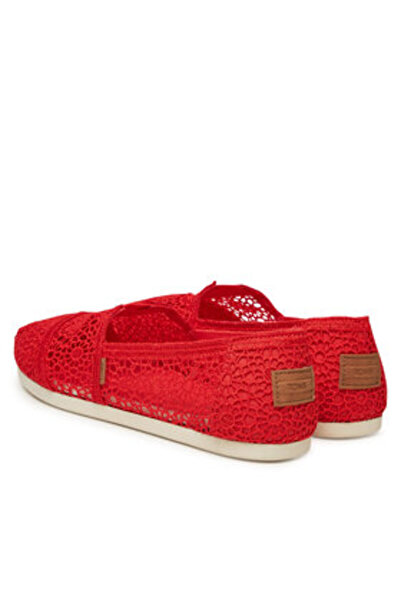 Toms Women's Half Shoes red TOMS-10021935 RED