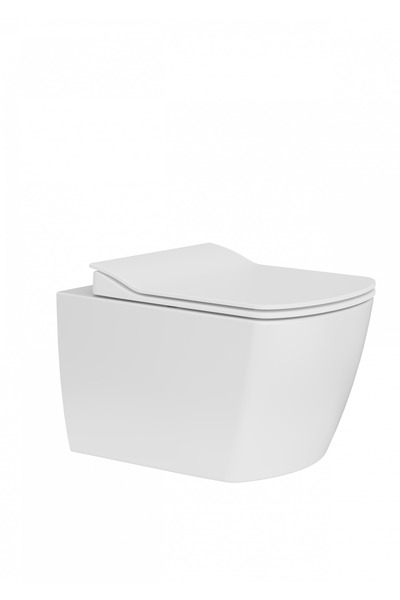 Creavit Elegant Rim-Off Asma Klozet ve Duroplast Yavaş Kapanan Klozet Kapağı