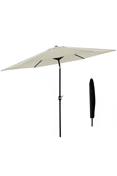 SERSIMO Umbrela terasa gradina, cu inclinare si husa, 300cm, Bej