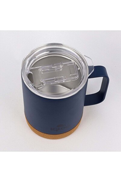 IGLOO Cork Mug 350ml Thermos Mug Cup Flask Dark Blue