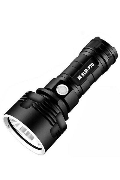 COOYA Rechargeable Flashlights High Lumens,3000 Lumens 50W High Power Led Flashlighs,3 Modes,Black