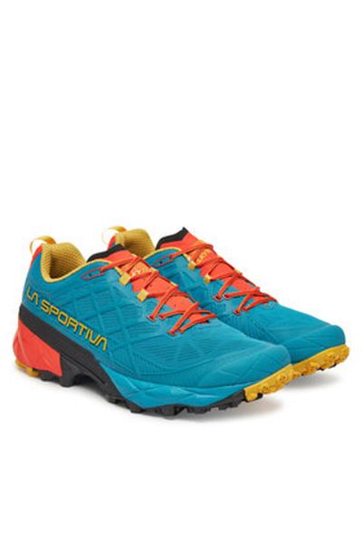 La Sportiva Pantofi de alergare pentru bărbați albaștri LA SPORTIVA-44F614735 ALBASTRU TROPIC/BAMBUS