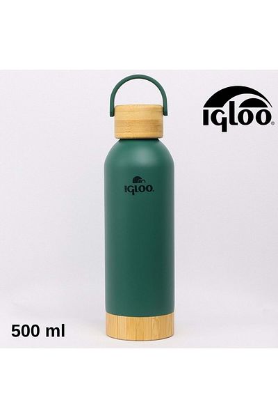 IGLOO Hydrate Pro Botte 500ml Thermos Flask Green