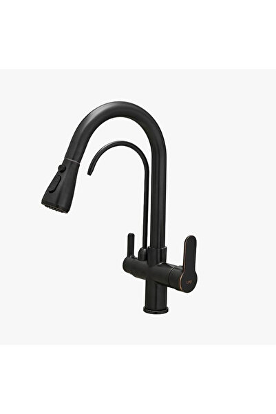 hilal Black Spiral Purified Sink Faucet