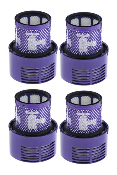 Marketto فلتر هيبا متوافق مع سلسلة دايسون V10 توتال كلين، 4 قطع