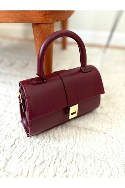 Z&M COLLECTION BAG SHOPPİNG Women's Bag with Gold Detail, Snap Closure, Adjustable Strap, Suitable for Hand-Shoulder and Crossbody Use