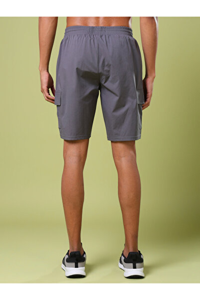 Technosport By Styli Men Solid Slim Fit Shorts with TS FLEXI