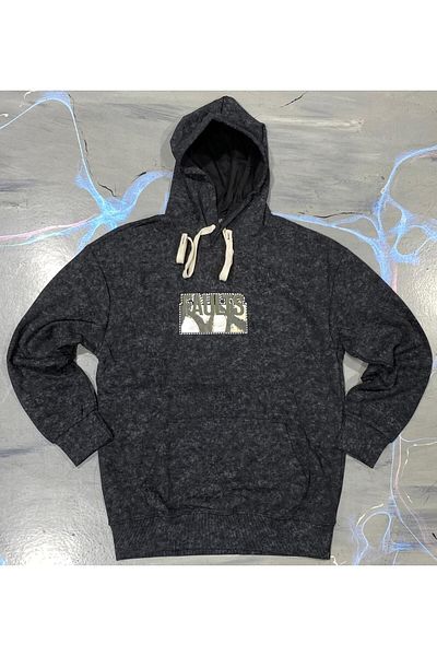ALANAQA Unisex Oversized Hoodie with Back Print Pullover