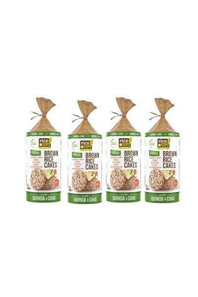 Rice Up كعك الأرز بالشيا والكينوا 120 جرام*4 قطع