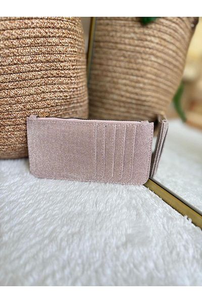 Z&M COLLECTION BAG SHOPPİNG 5 Compartment Glitter Women's Card Holder Accessory