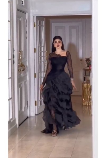 Heidi Lace evening dress + gazzard