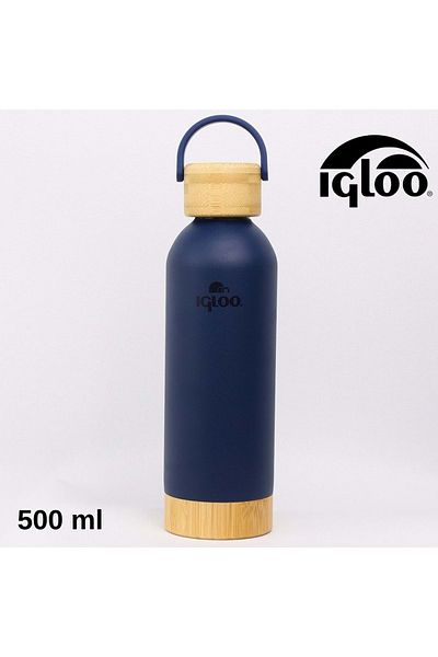 IGLOO Hydrate Pro Botte 500ml Thermos Flask Dark Blue