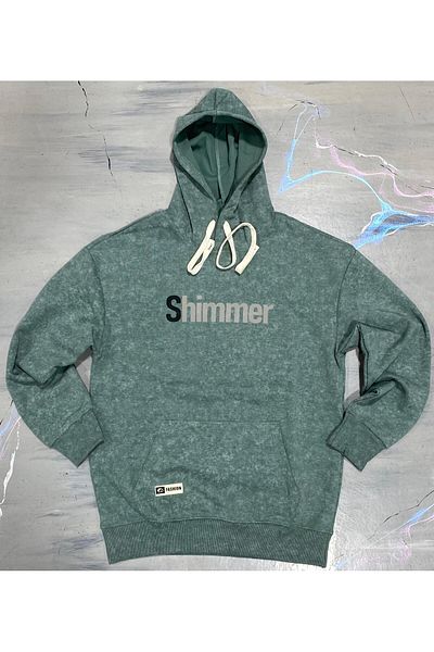 ALANAQA Unisex Oversized Hoodie with Back Print Pullover