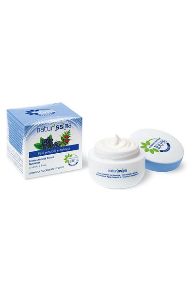 Naturissima Anti-wrinkle face cream for sensitive and delicate skin with blueberries and thorns Naturissima 50 ml