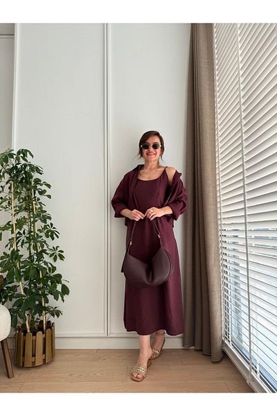 TB Butik Cămașă cu bretele reglabile, modal, - Costum de rochie „Slim Fit”