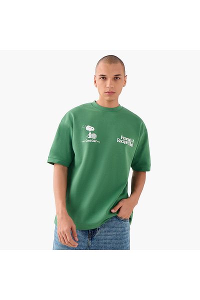 SP Characters Peanuts Print T-shirt