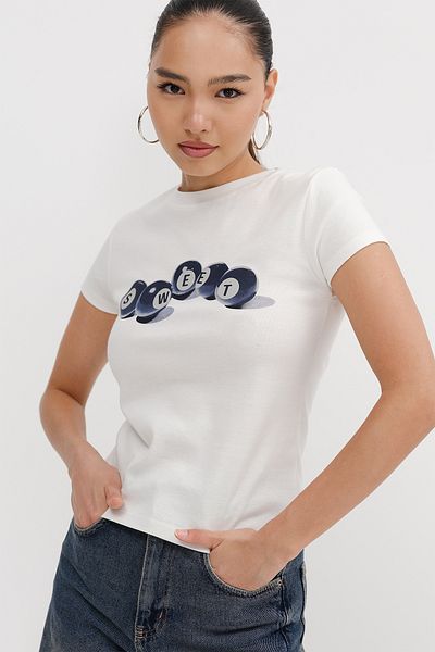 Addax Crew Neck Printed T-Shirt P10472