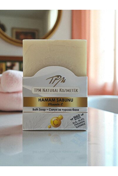 Tpm KUTULU HAMAM SABUNU EL YAPIMI VEGAN 150 GR