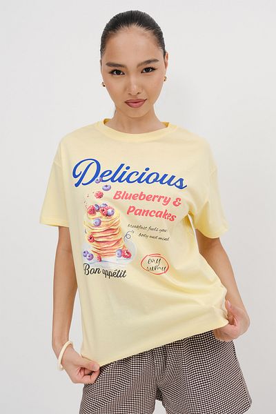 Addax Text Printed T-Shirt P10482