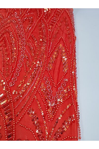ünsal tekstil Taşlı Abiyelik Kumaş(1 Metre × 1.5 En)