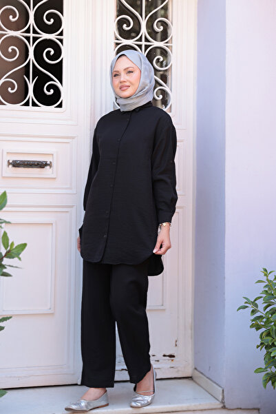 LOCCO Women's Shirt Double Suit Black