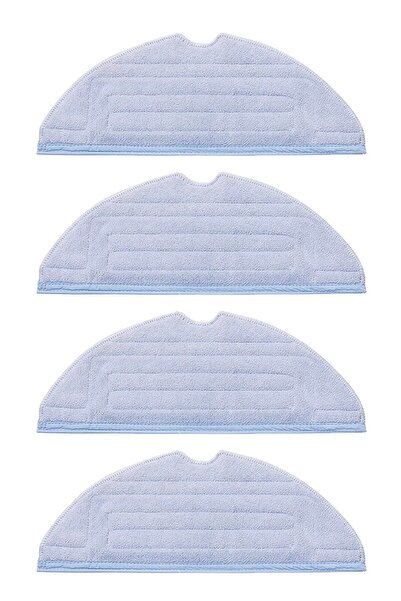 Marketto 4 قطع من قماش ممسحة المكنسة الكهربائية المتوافقة مع طراز Roborock T7